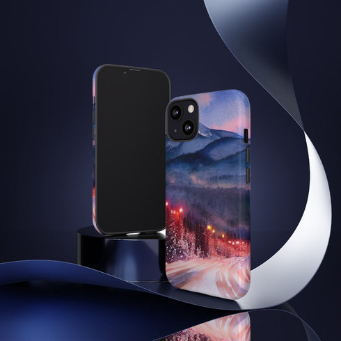 Christmas in Vail Colorado - Impact Resistant Phone Case